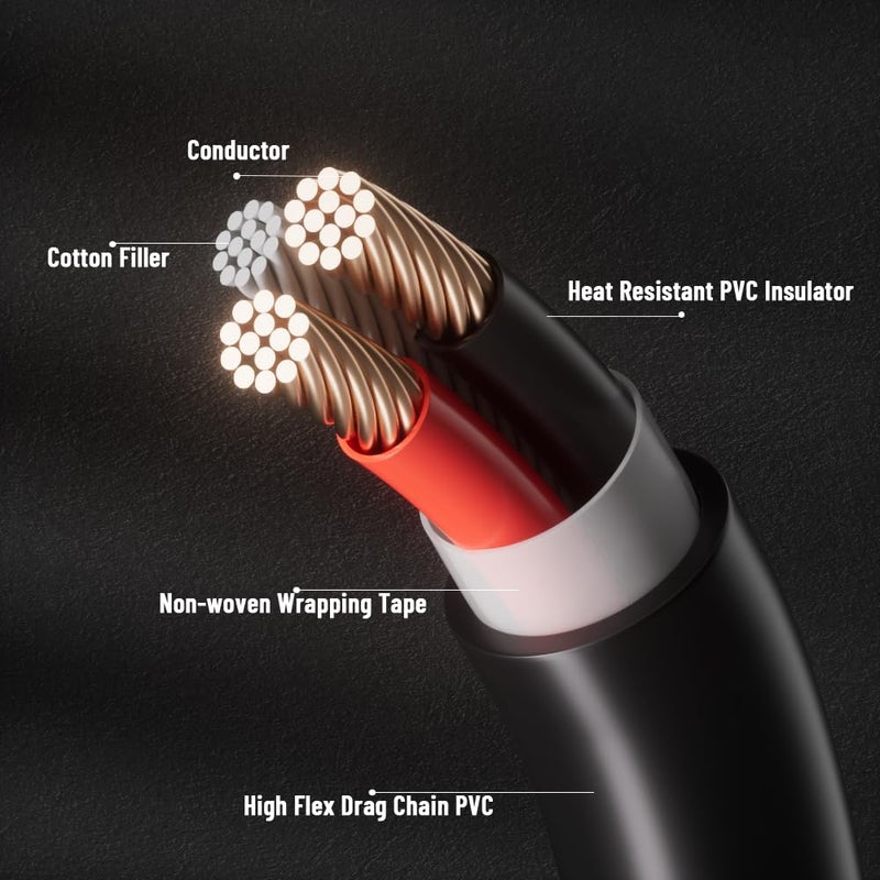 Alvin's Cables D-tap to DC Power Cable for Canon C70, Atomos Shogun, SmallHD Indie 7 Monitor, Blackmagic Video Assist, 12V 5.5mmÃ—2.1mm DC Cable 60cm| 23.6in - Image 3